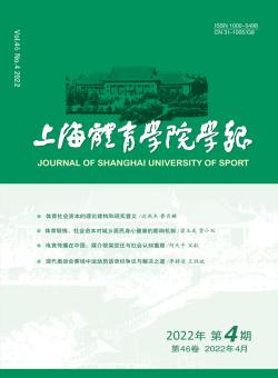 上海体育学院学报期刊